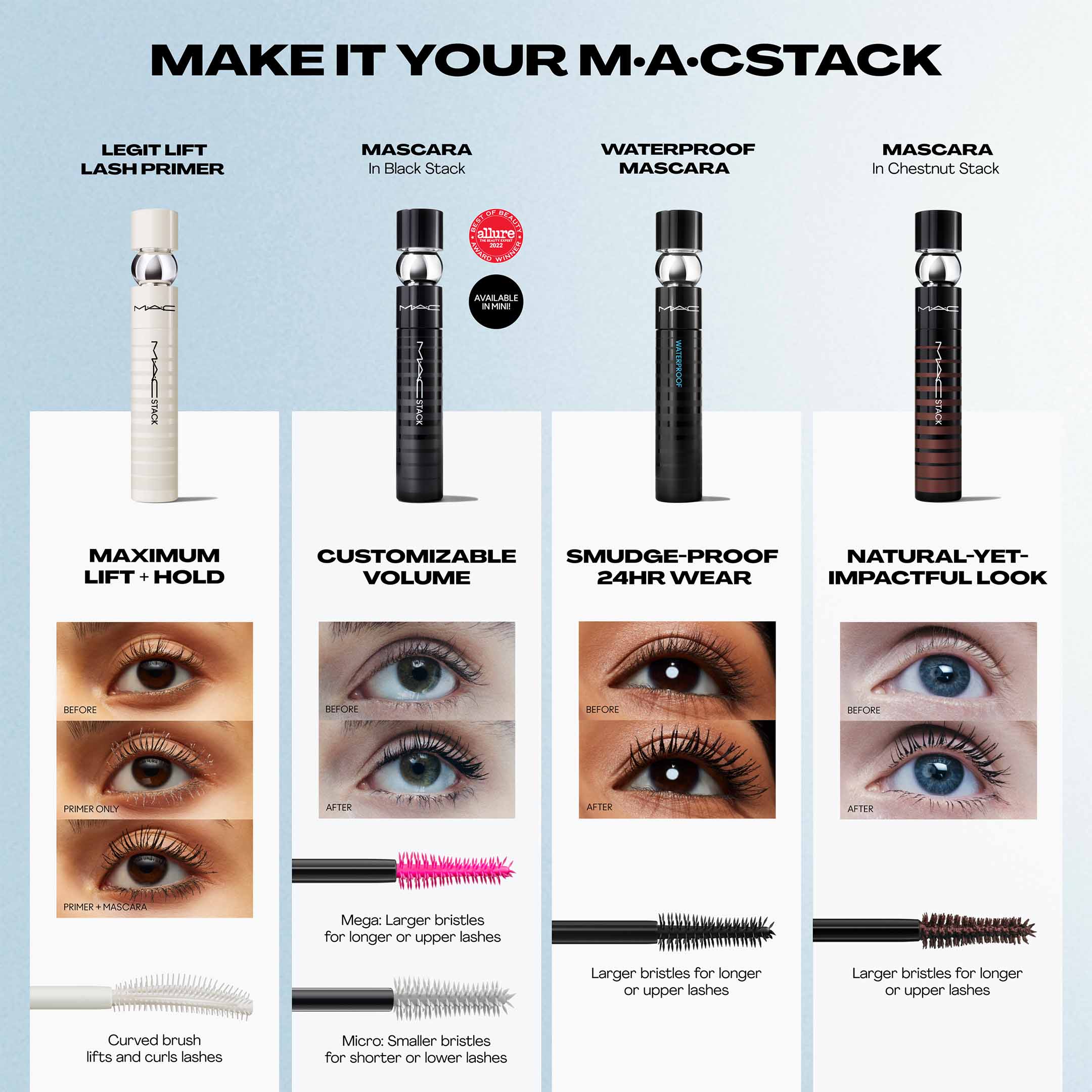 Mascara Macstack Waterproof