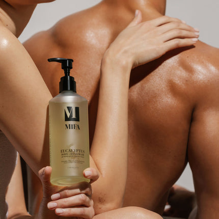 Eucalyptus gel douche pour le corps et les mains