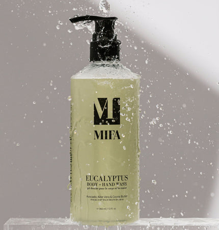 Eucalyptus gel douche pour le corps et les mains