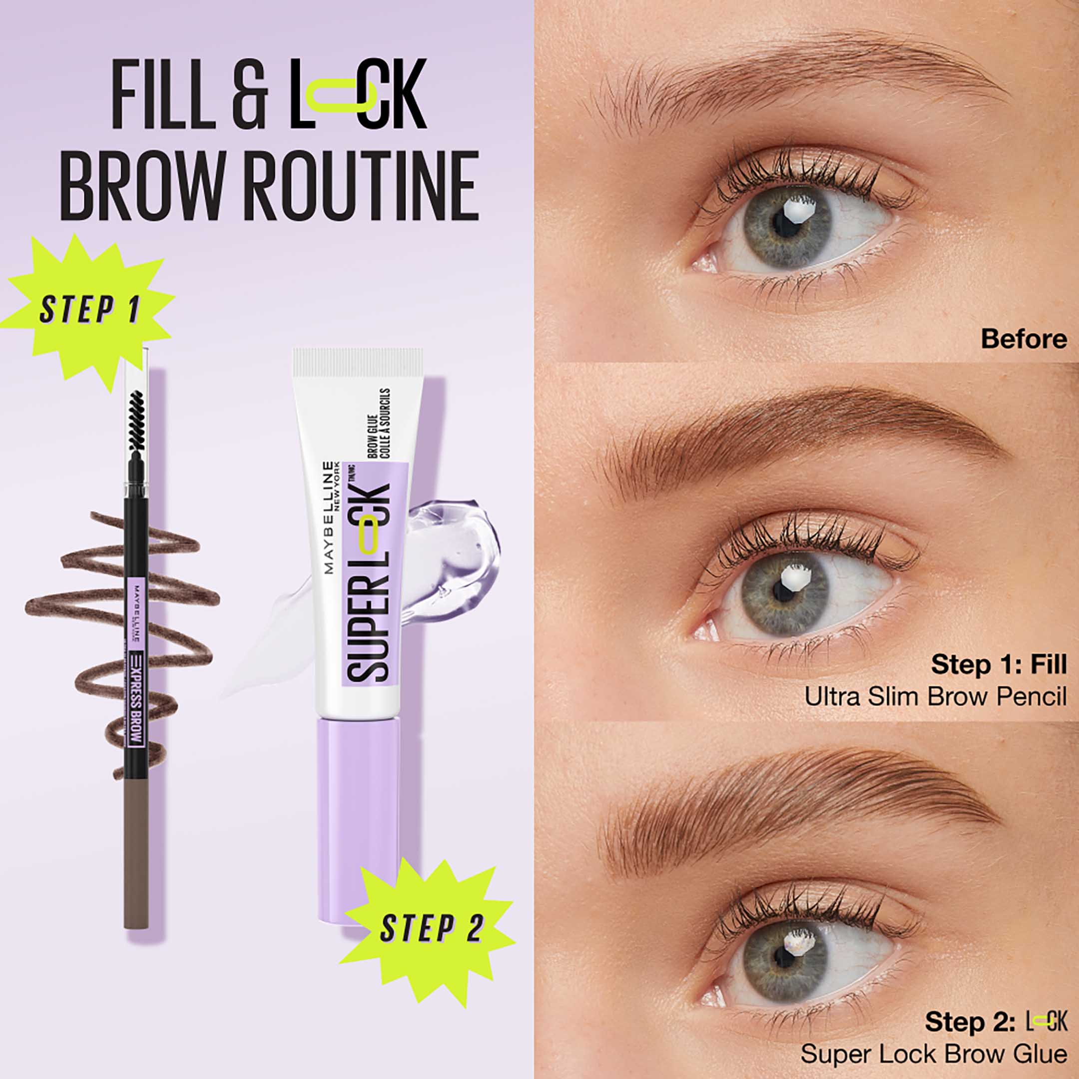 Sourcils Express Superlock Colle