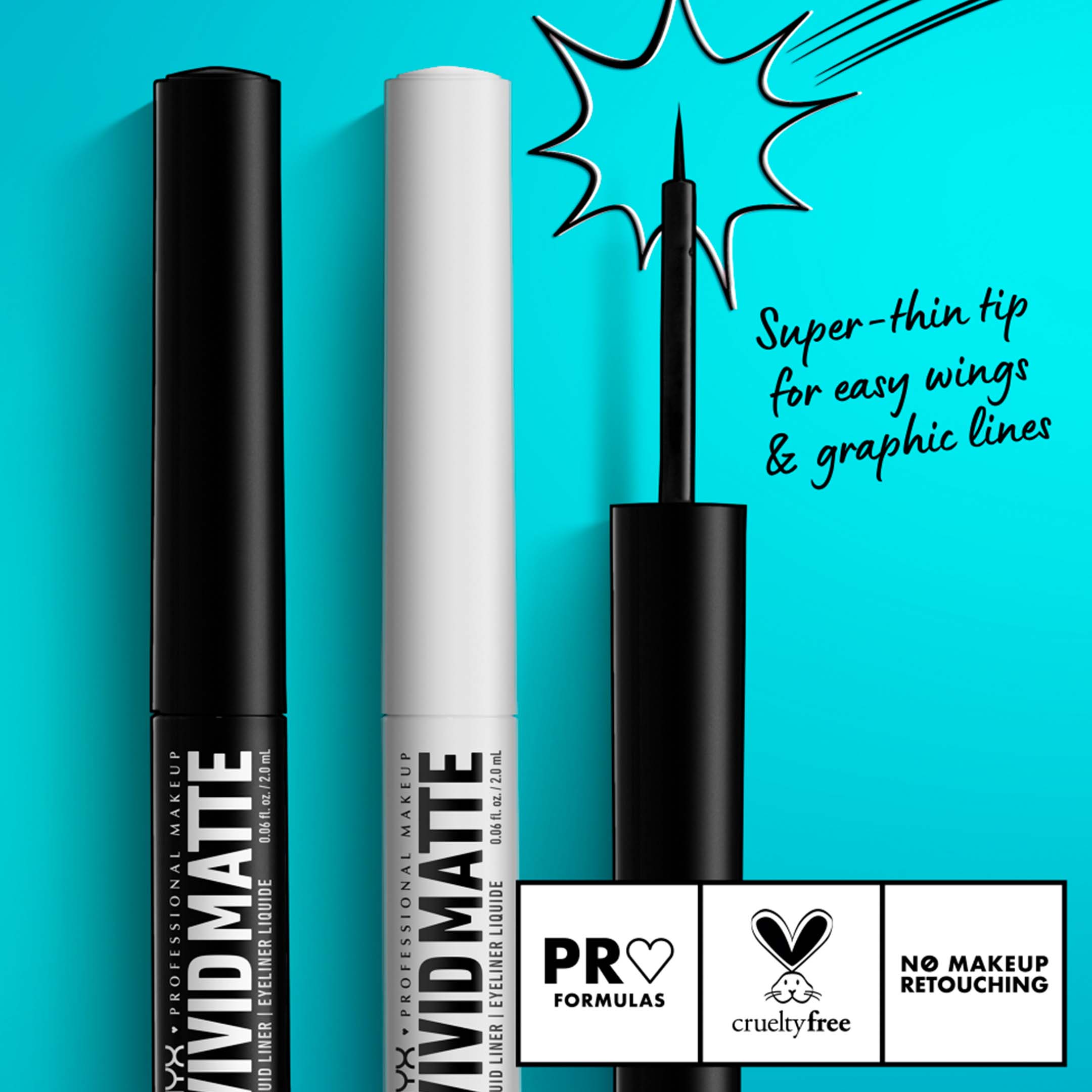 Vivid Matte, Liquid Eyeliner