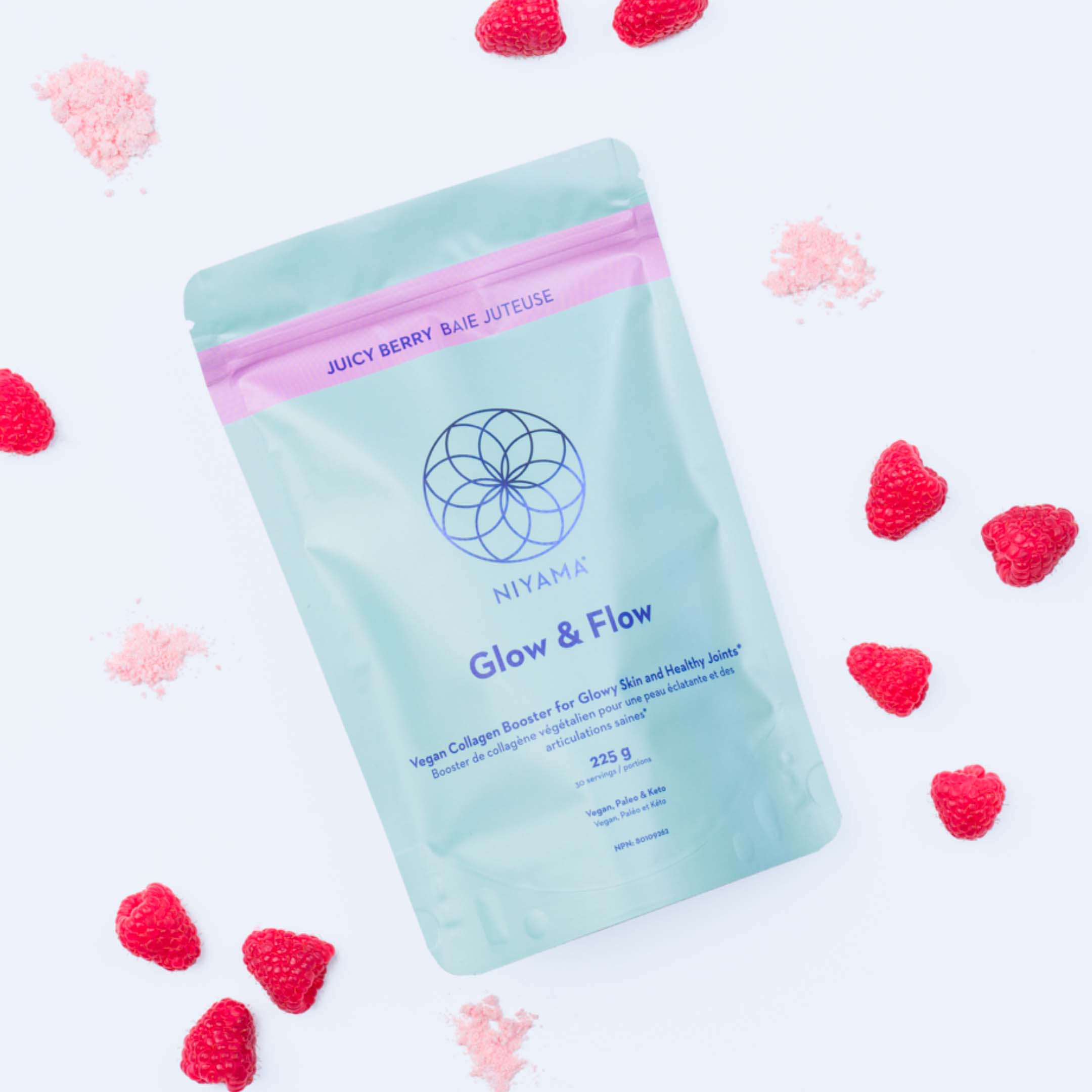 Glow & Flow Vegan Collagen Booster - Juicy Berry Flavour