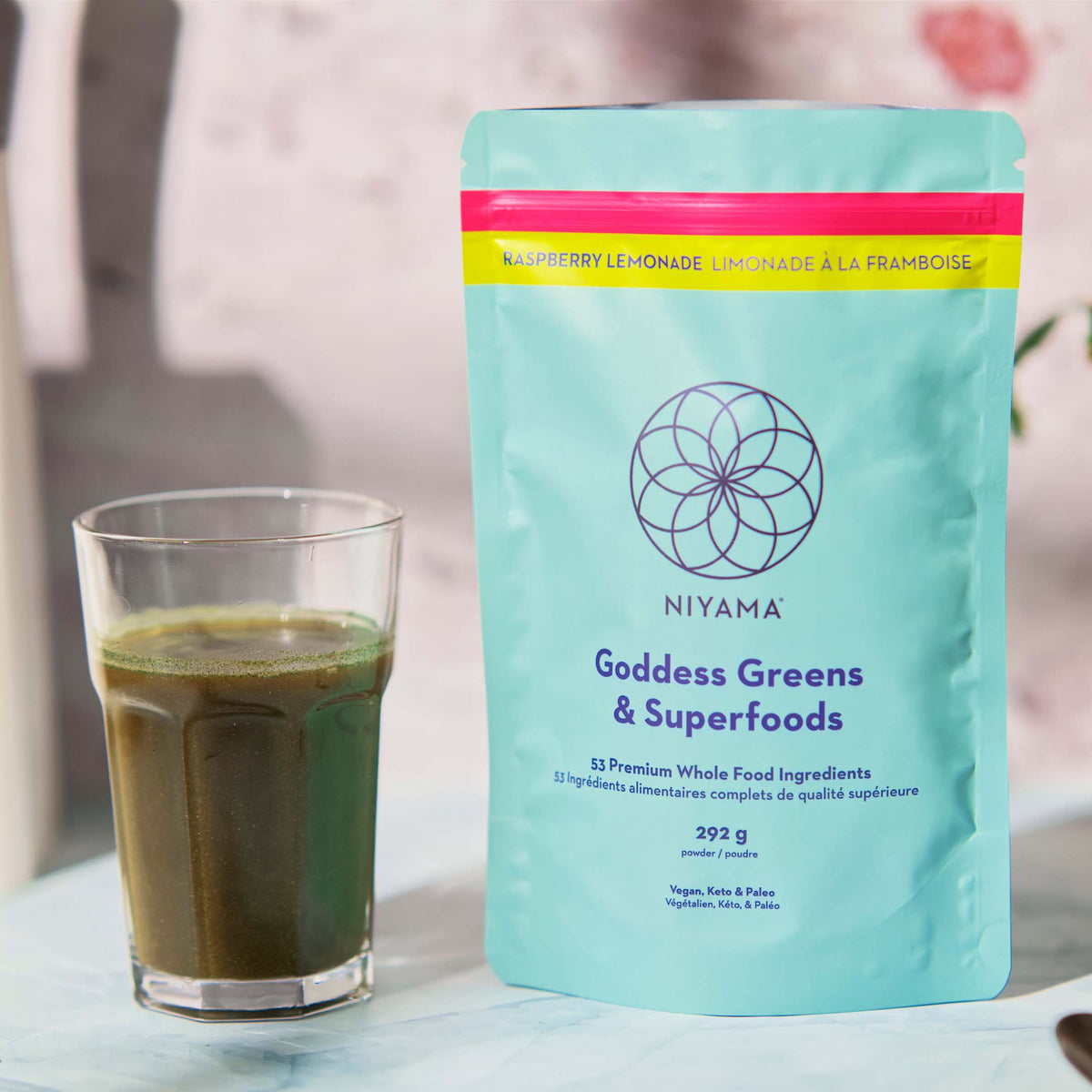 Goddess Greens & Superfoods - Raspberry Lemonade Flavour
