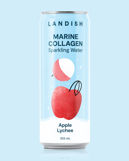 MARINE COLLAGEN SPARKLING WATER - APPLE LYCHEE