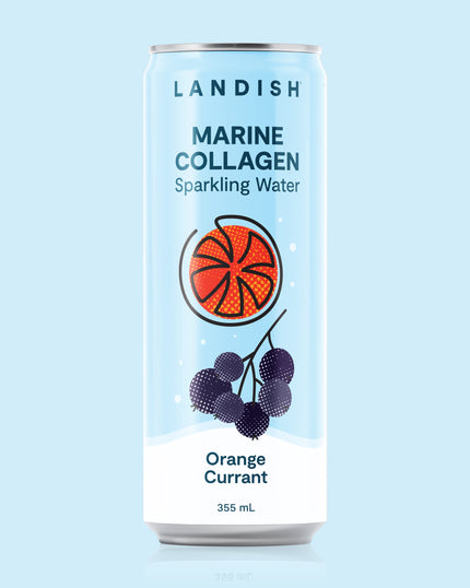 Eau Pétillante Au Collagène Marin - Orange Cassis