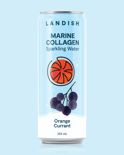 Eau Pétillante Au Collagène Marin - Orange Cassis