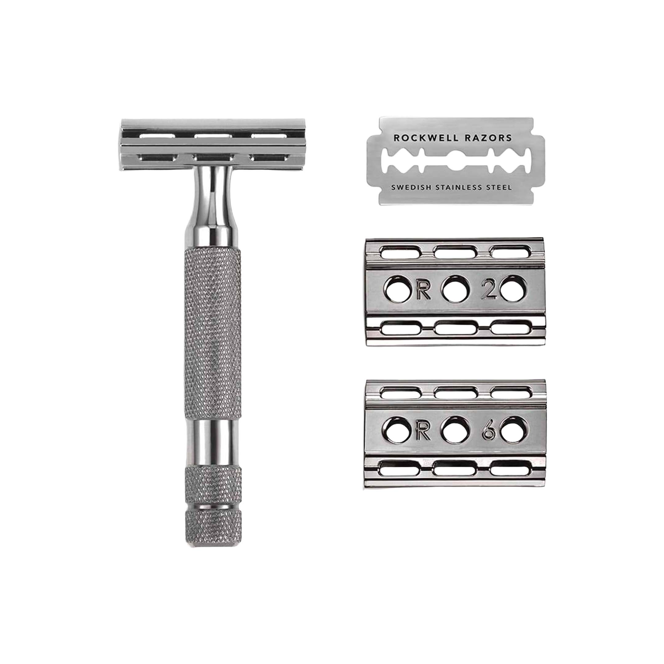 Rasoir double tranchant Rockwell Razors 6C - Gunmetal Chrome