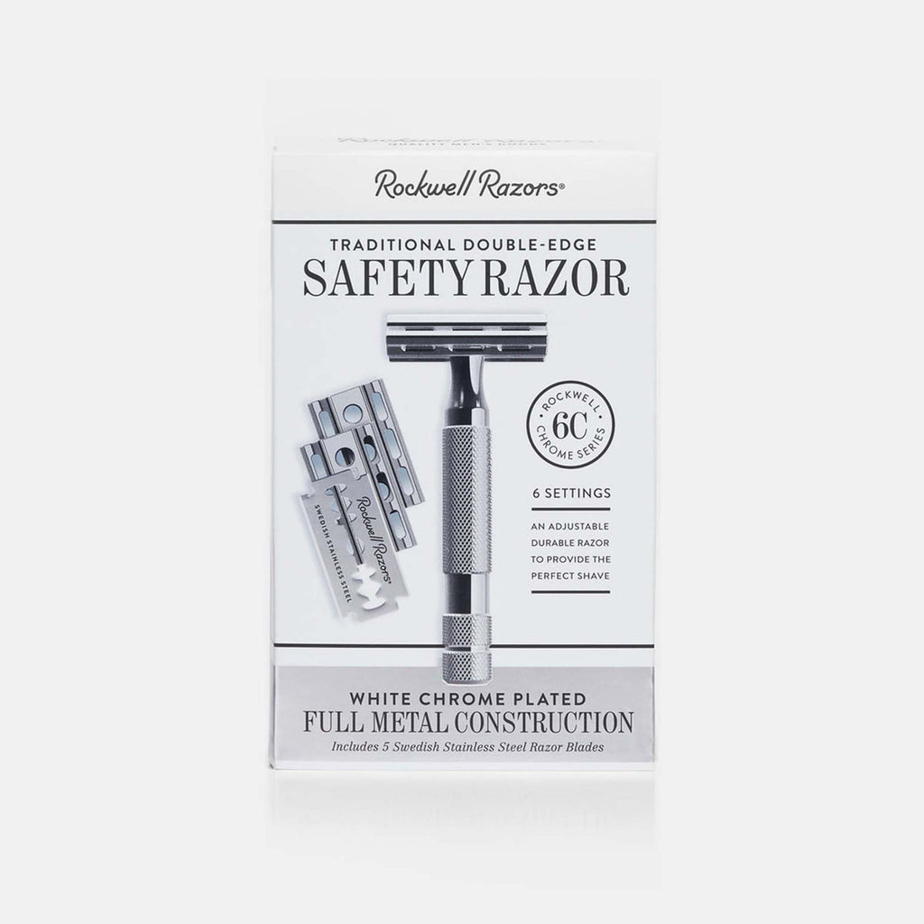 Rasoir double tranchant Rockwell Razors 6C - Gunmetal Chrome
