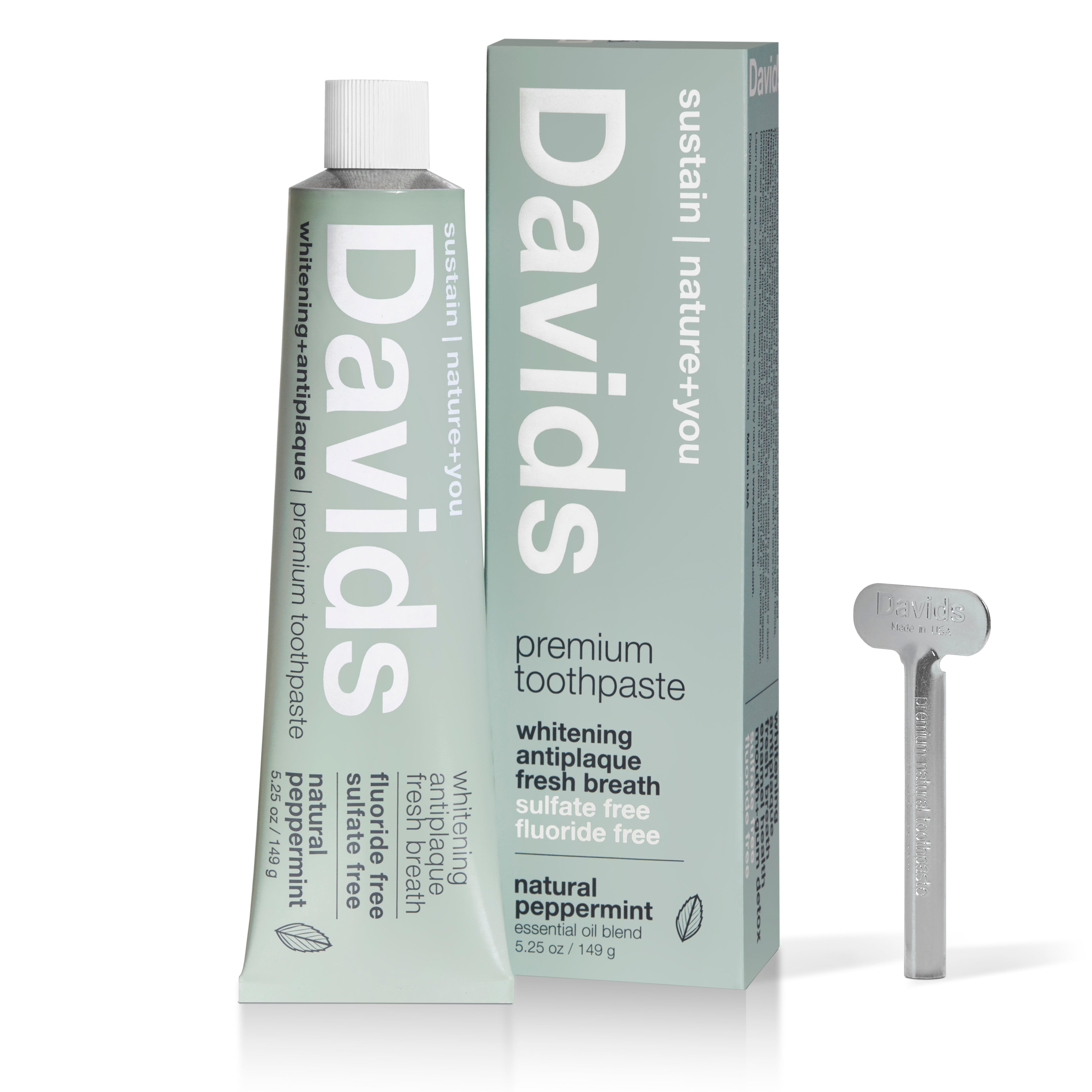 Davids Premium Toothpaste Peppermint