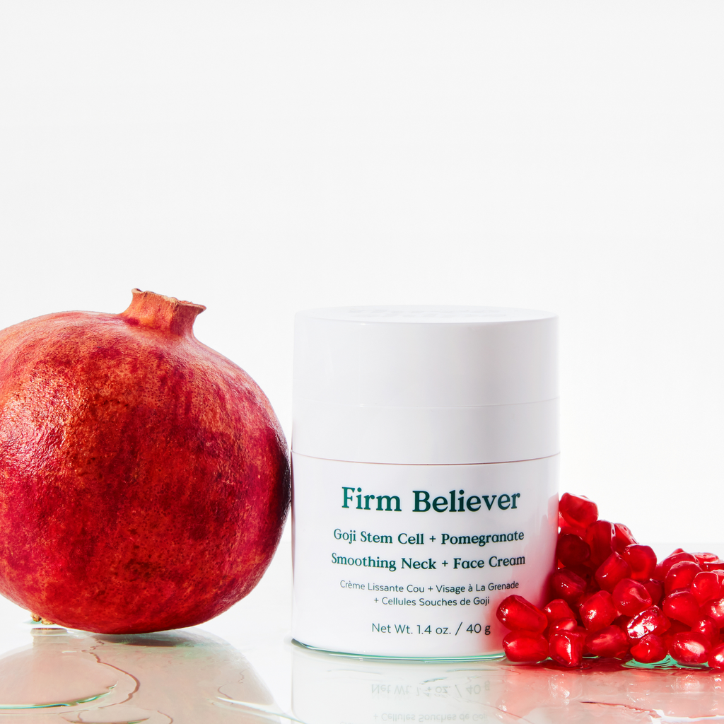 Crème Lissante Cou + Visage À La Grenade + Cellule Souche De Goji
