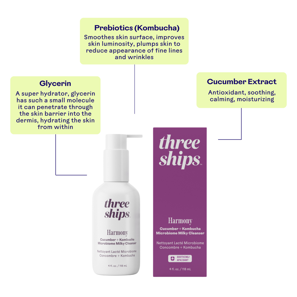 Nettoyant Lacté Microbiome Concombre + Kombucha