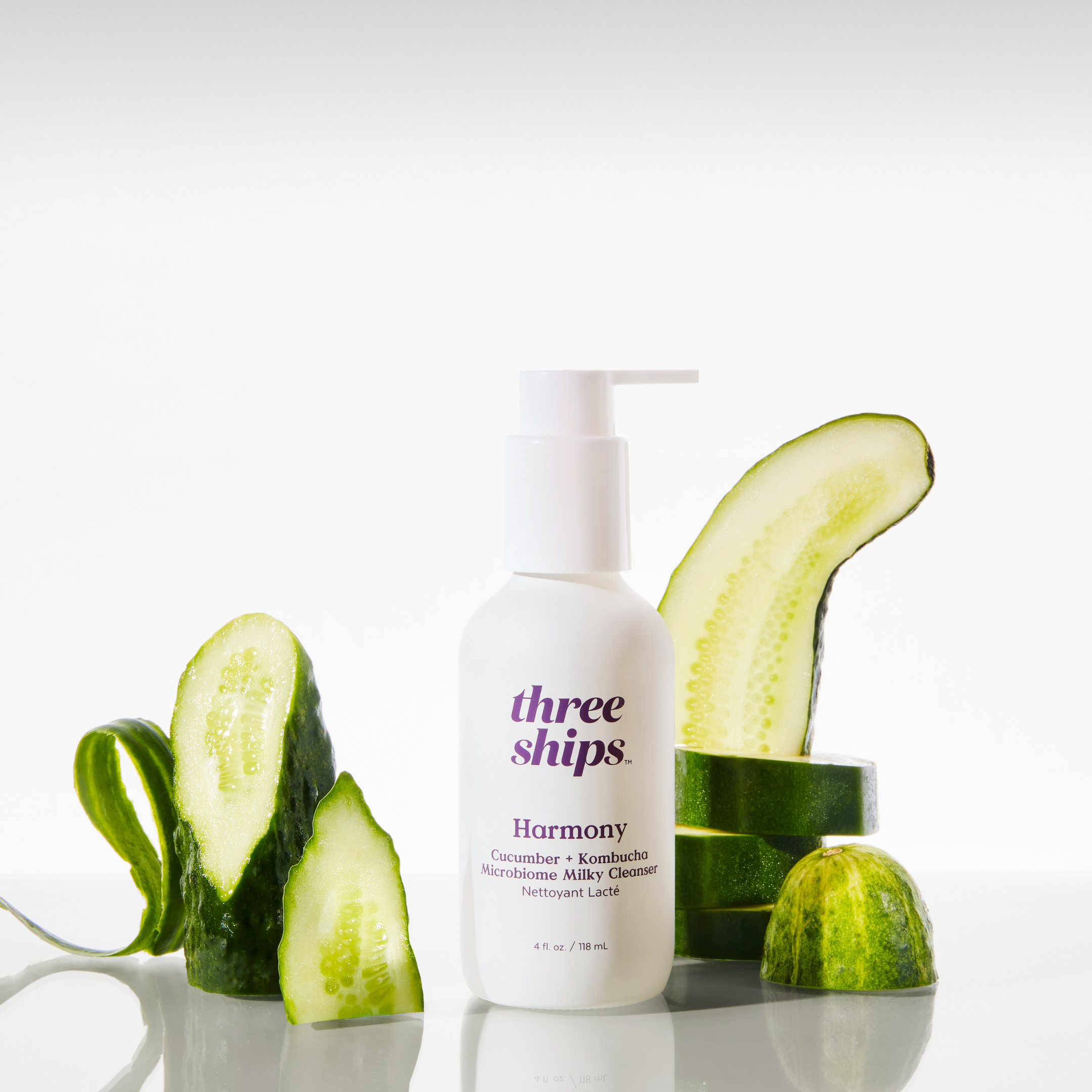 Nettoyant Lacté Microbiome Concombre + Kombucha