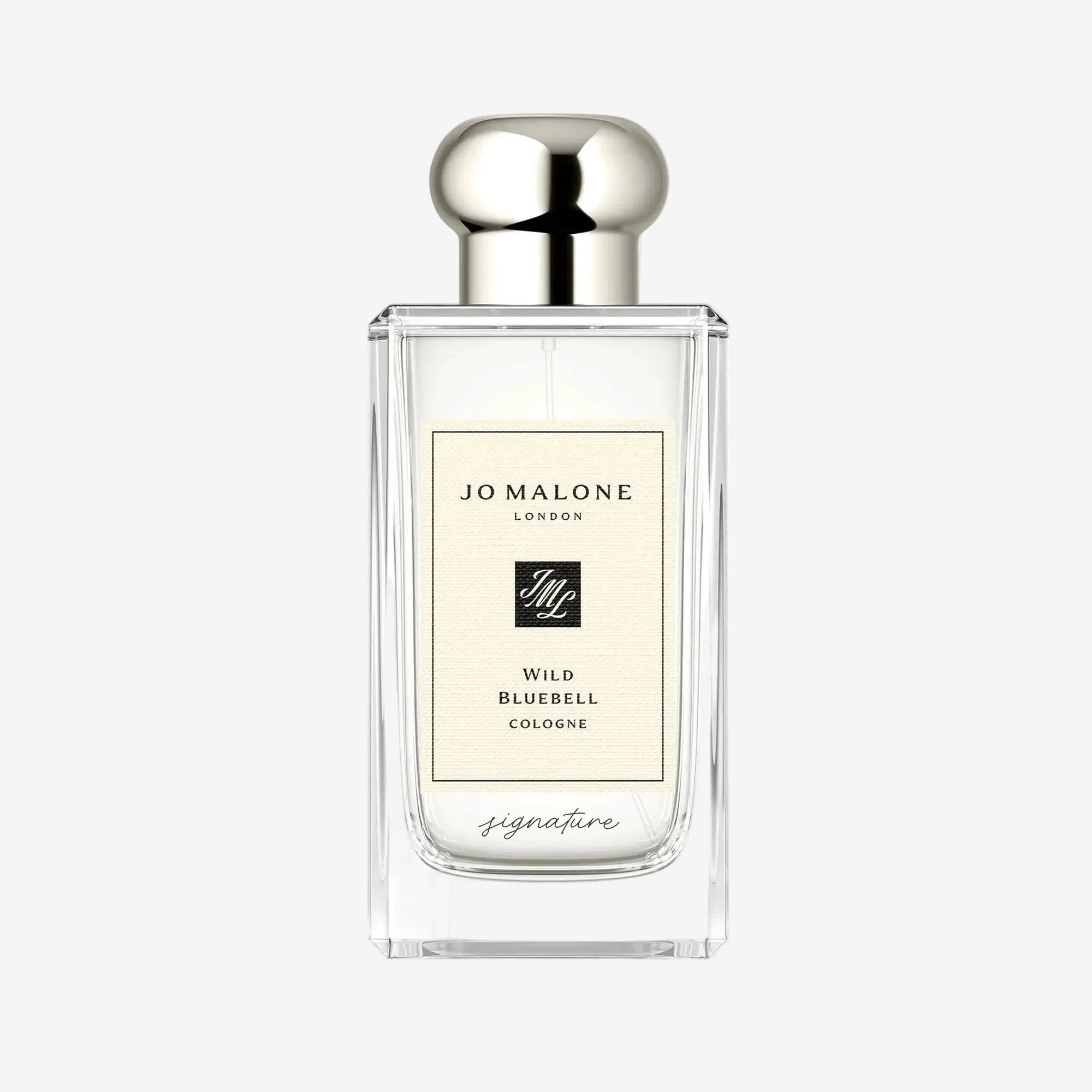 Engraving placement on product – Wild Bluebell Cologne