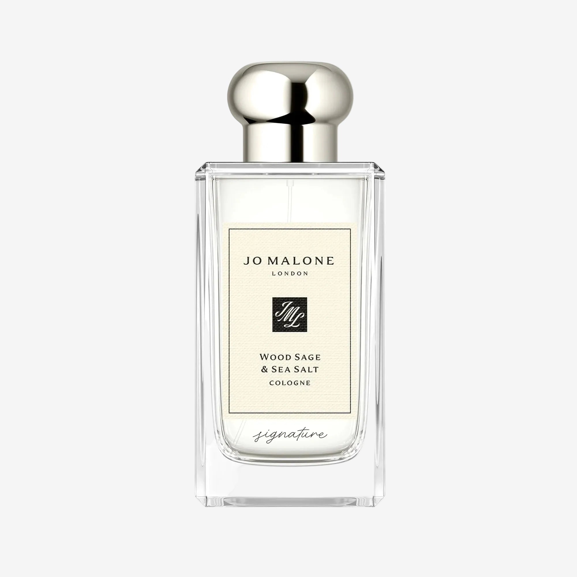Emplacement de la gravure sur le produit – Cologne Wood Sage & Sea Salt