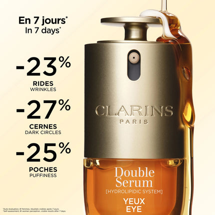 DOUBLE SERUM Eye Brightening + Depuffing Anti-Aging Concentrate