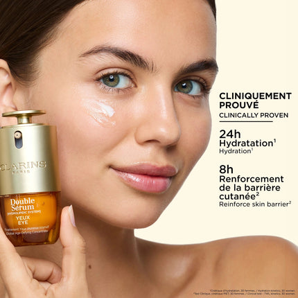 DOUBLE SERUM Eye Brightening + Depuffing Anti-Aging Concentrate