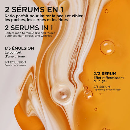 DOUBLE SERUM Eye Brightening + Depuffing Anti-Aging Concentrate