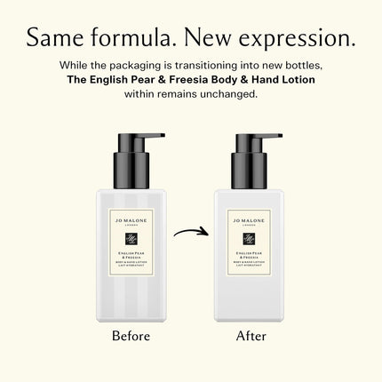 Poire Anglaise et Freesia lotion pour le corps et les mains