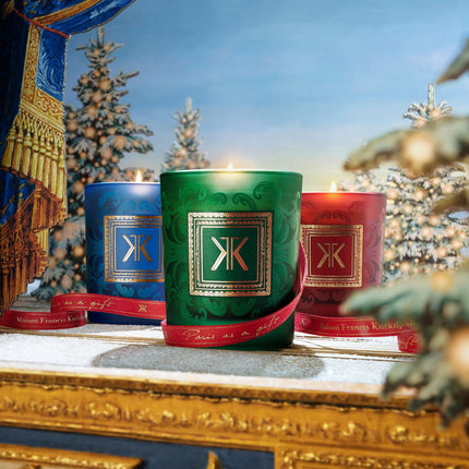 Trio of scented candles