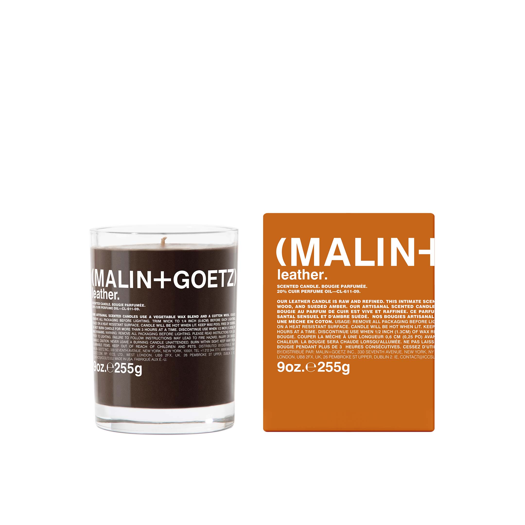 leather candle 9oz.255g
