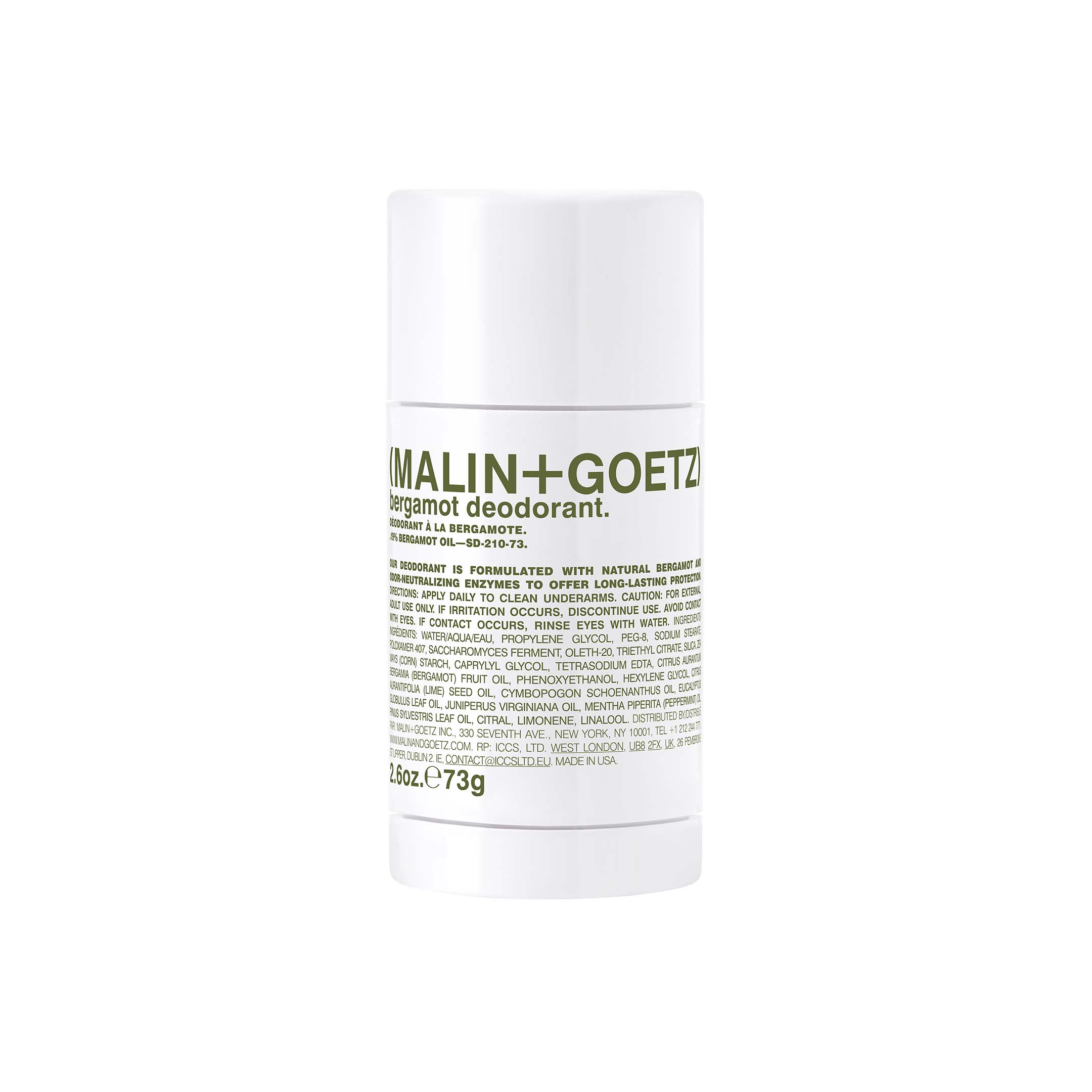 bergamot deodorant, 2.6oz.73g