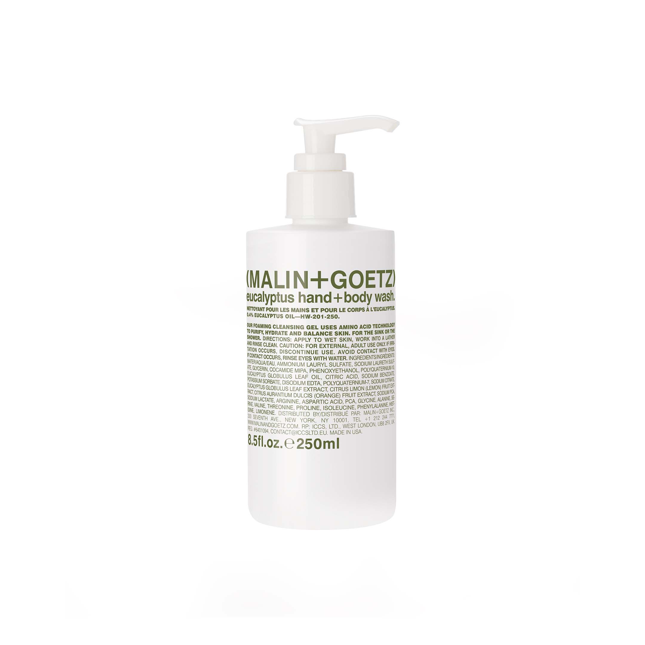 gel douche et bain à l'eucalyptus, 250 ml