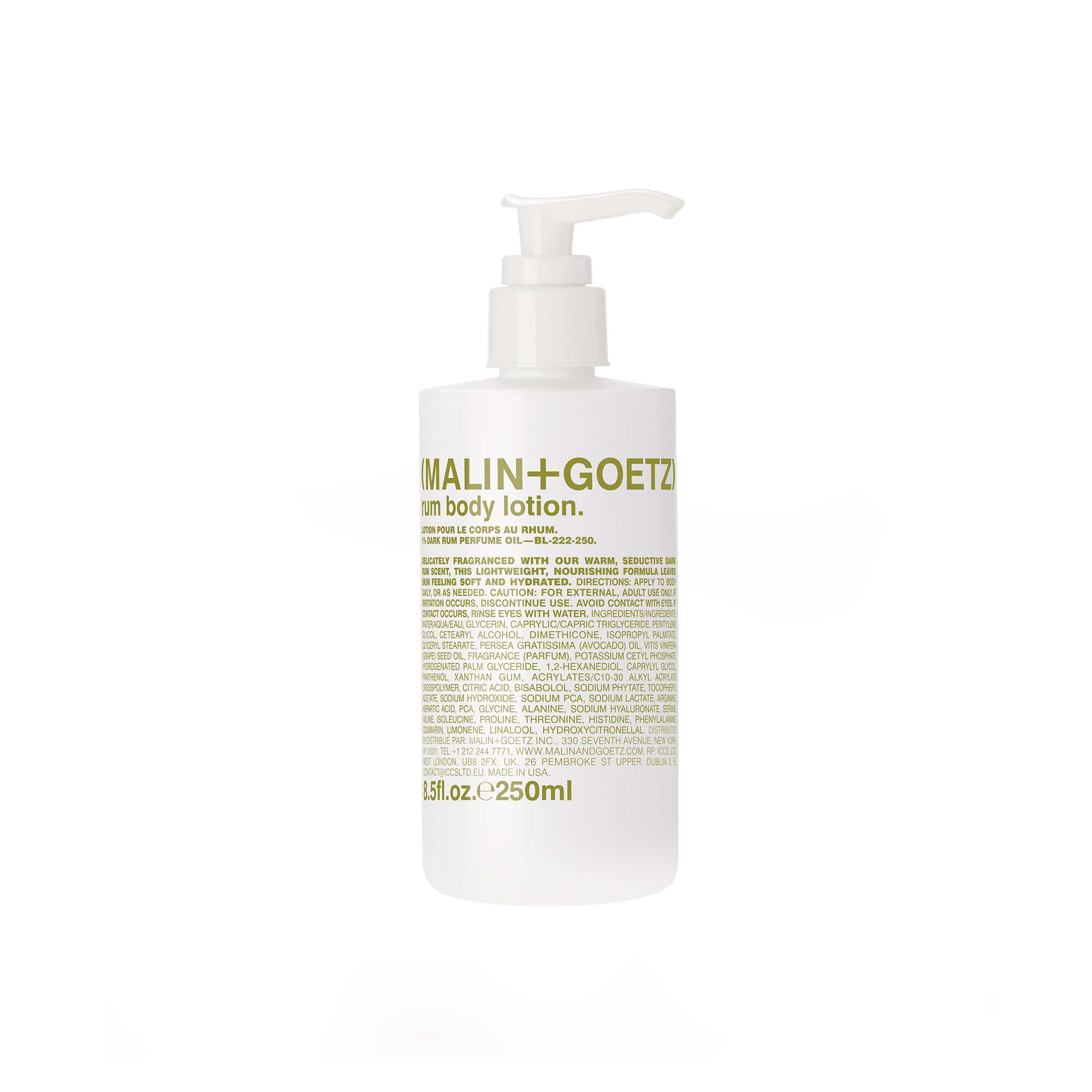 lotion corporelle au rhum, 250 ml