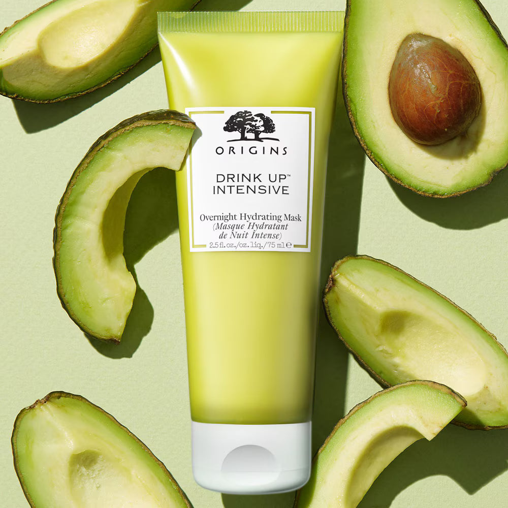 Masque Hydratant De Nuit Intensif Pour Le Visage À L’Avocat Et À L’Eau De Glacier Suisse Drink Up™