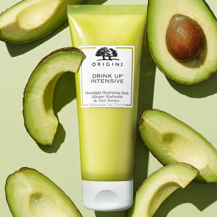 Masque Hydratant De Nuit Intensif Pour Le Visage À L’Avocat Et À L’Eau De Glacier Suisse Drink Up™