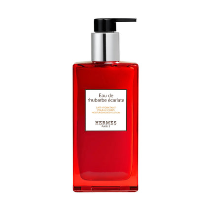 Eau de rhubarbe écarlate, lait hydratant pour le corps