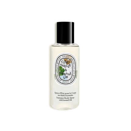 Citronnelle & Géranium Spray d’été pour le corps aux huiles essentielles