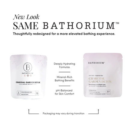 Charcoal Garden Detox Crush Bath Soak 120G