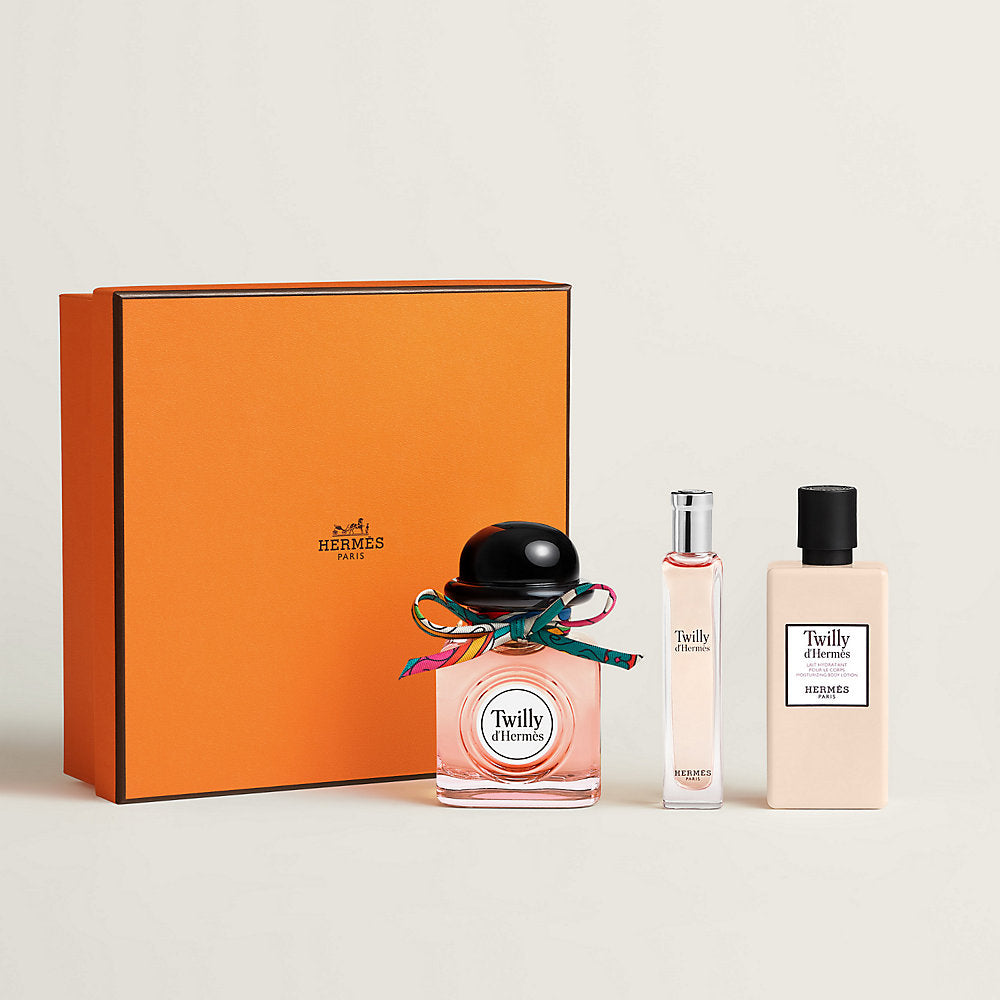 Twilly d’Hermès gift set, Eau de Parfum, 85 ml + 15 ml + 40 ml